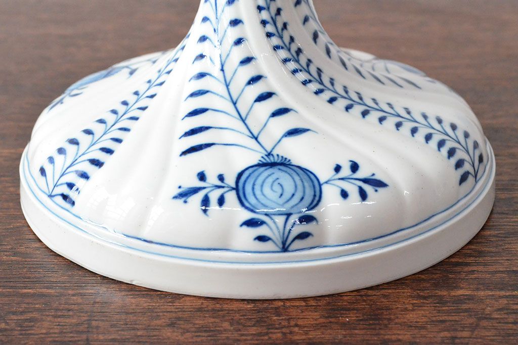 MEISSEN　マイセン　ブルーオニオン　コンポート(ケーキ皿、フルーツコンポート、洋食器、2級品)(R-052464)