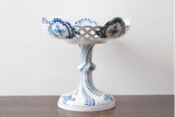 MEISSEN　マイセン　ブルーオニオン　コンポート(ケーキ皿、フルーツコンポート、洋食器、2級品)(R-052464)