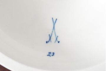 MEISSEN　マイセン　ブルーオニオン　コンポート(ケーキ皿、フルーツコンポート、洋食器、2級品)(R-052464)