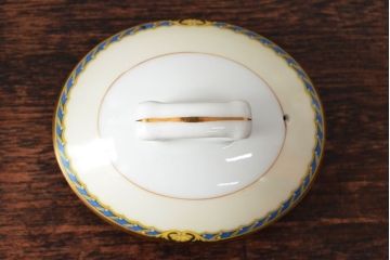 オールドノリタケ(日本陶器)　Noritake　ヤジロベー印　ポット・シュガー・クリーマー3点(洋食器)(R-052467)