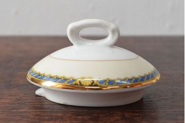 オールドノリタケ(日本陶器)　Noritake　ヤジロベー印　ポット・シュガー・クリーマー3点(洋食器)(R-052467)