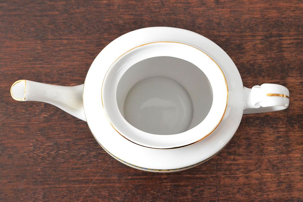 オールドノリタケ(日本陶器)　Noritake　ヤジロベー印　ポット・シュガー・クリーマー3点(洋食器)(R-052467)