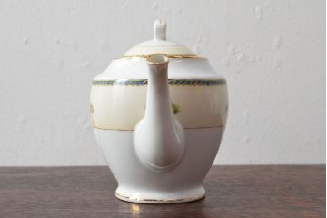オールドノリタケ(日本陶器)　Noritake　ヤジロベー印　ポット・シュガー・クリーマー3点(洋食器)(R-052467)