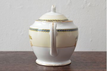 オールドノリタケ(日本陶器)　Noritake　ヤジロベー印　ポット・シュガー・クリーマー3点(洋食器)(R-052467)
