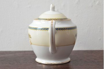 オールドノリタケ(日本陶器)　Noritake　ヤジロベー印　ポット・シュガー・クリーマー3点(洋食器)(R-052467)