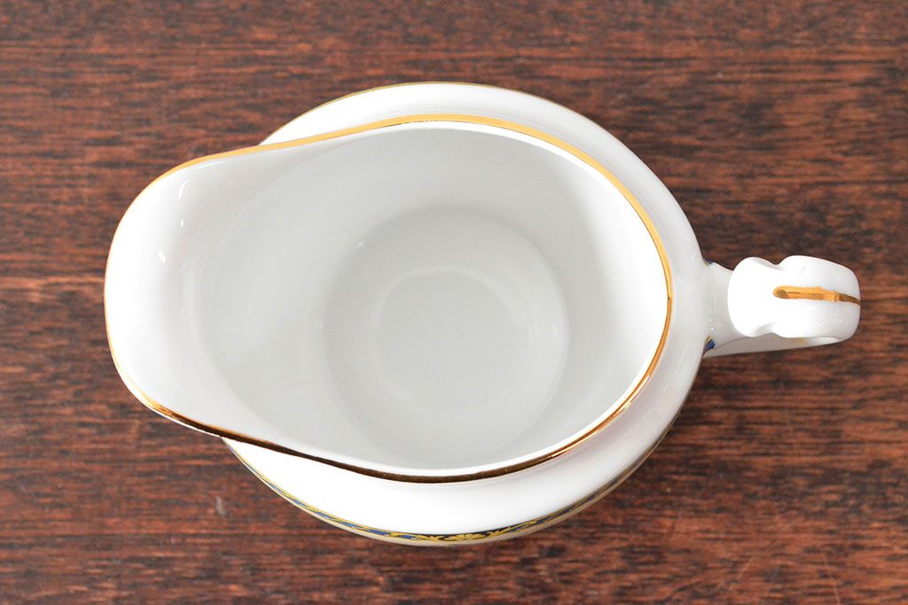 オールドノリタケ(日本陶器)　Noritake　ヤジロベー印　ポット・シュガー・クリーマー3点(洋食器)(R-052467)