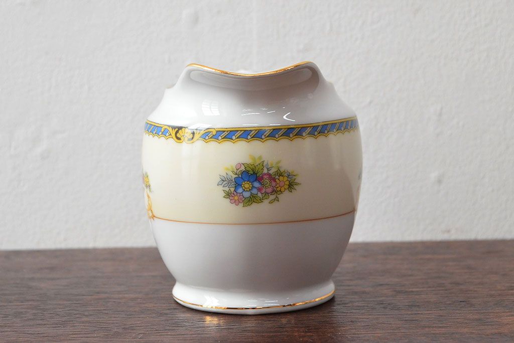 オールドノリタケ(日本陶器)　Noritake　ヤジロベー印　ポット・シュガー・クリーマー3点(洋食器)(R-052467)