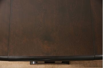 中古　松本民芸家具　脚のデザインがシックな27型バタフライ卓(定価約19万円)(ドロップリーフテーブル、ダイニングテーブル)(R-052471)