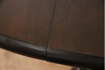 中古　松本民芸家具　脚のデザインがシックな27型バタフライ卓(定価約19万円)(ドロップリーフテーブル、ダイニングテーブル)(R-052471)