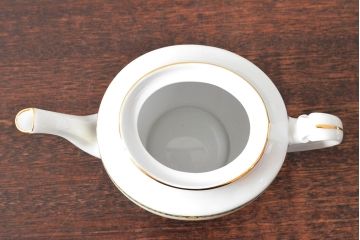 オールドノリタケ(日本陶器)　Noritake　ヤジロベー印　ポット・シュガー・クリーマー3点(洋食器)(R-052476)