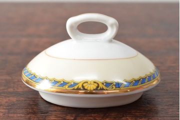 オールドノリタケ(日本陶器)　Noritake　ヤジロベー印　ポット・シュガー・クリーマー3点(洋食器)(R-052476)