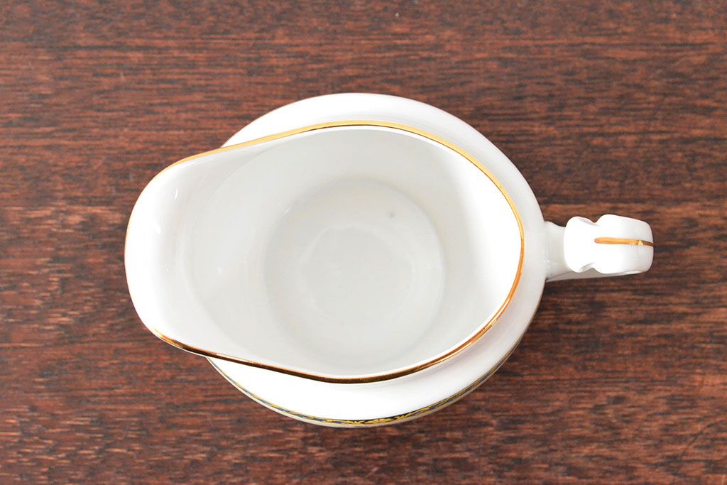 オールドノリタケ(日本陶器)　Noritake　ヤジロベー印　ポット・シュガー・クリーマー3点(洋食器)(R-052476)