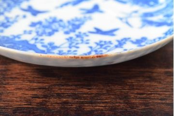 大正〜昭和初期　大日本庁桐造　花鳥図印判　カップ&ソーサー5客・カップ1点(R-052477)