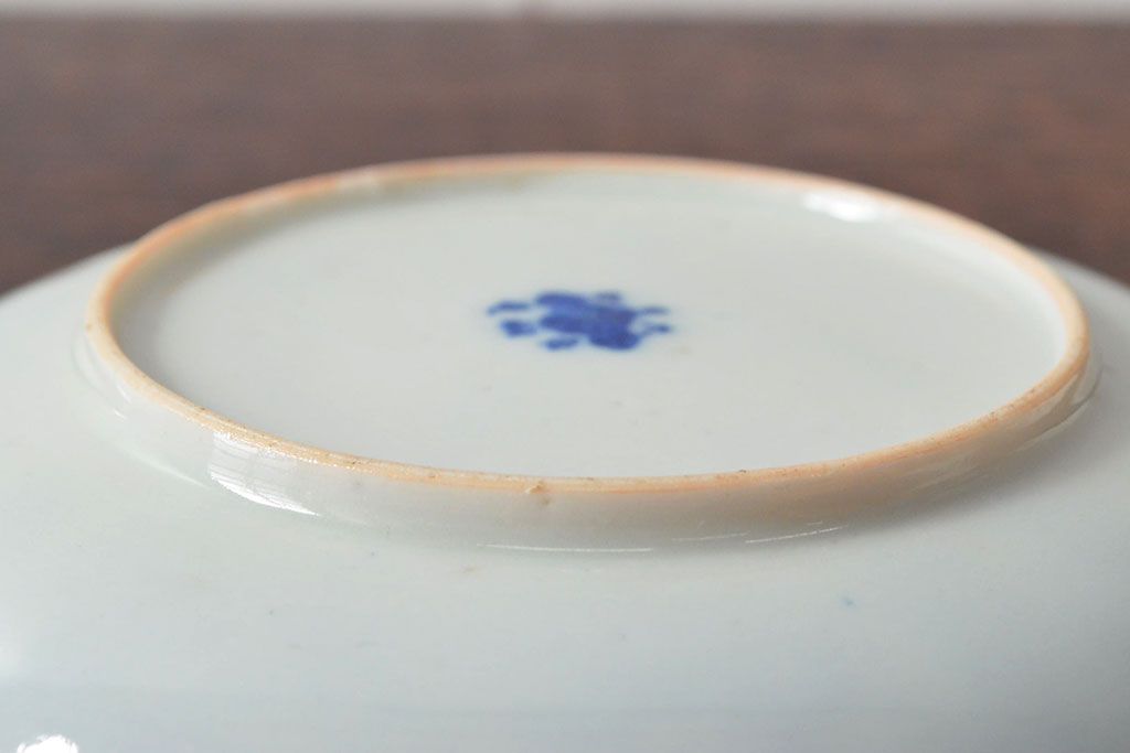 大正〜昭和初期　大日本庁桐造　花鳥図印判　カップ&ソーサー5客・カップ1点(R-052477)