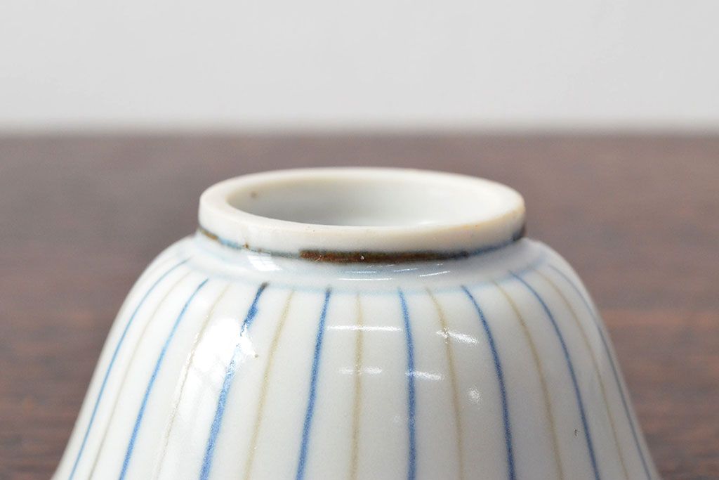 明治〜大正　麦藁手向付3客・染付向付3客(伊万里)(R-052484)