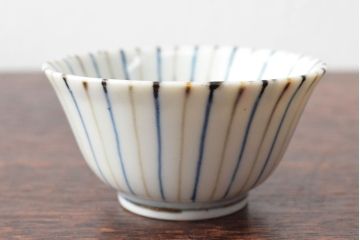 明治〜大正　麦藁手向付3客・染付向付3客(伊万里)(R-052484)