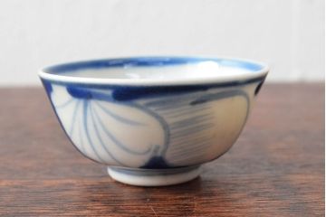 明治〜大正　麦藁手向付3客・染付向付3客(伊万里)(R-052484)