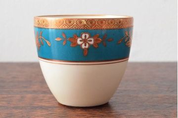 戦前　オールド名陶　ハンドペイント　カップ&ソーサー6客　共箱付(名古屋陶器、名古屋製陶所)(R-052489)