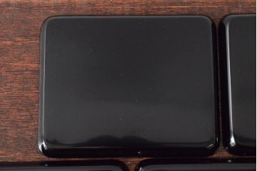 輪島塗　朝楓作　鈴五聖子蒔絵　銘々皿5客(木製、漆器)(R-052491)