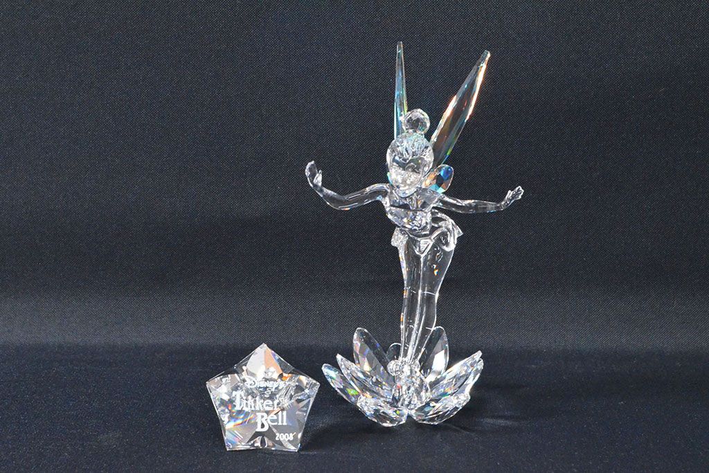 美品　スワロフスキー　ティンカーベル　2008年限定品 SWAROVSKI - 【SWAROVSKI】2008年Xmas限定品 Disney ティンカー