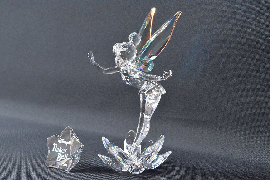 SWAROVSKI スワロフスキー ティンカーベル2008年限定品 置物 SWAROVSKI - 【SWAROVSKI】2008年Xmas限定品 Disney ティンカー