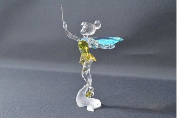 スワロフスキー(SWAROVSKI)　ティンカーベル(ディズニー、Disney、クリスタル、ガラスオブジェ)(R-052493)