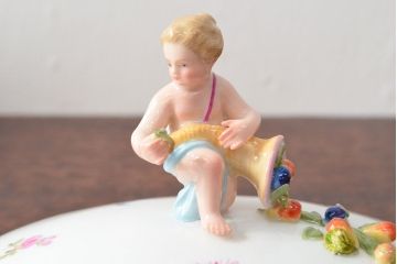 アンティーク　MEISSEN　マイセン　スープチューリン　蓋物(洋食器)(R-052497)