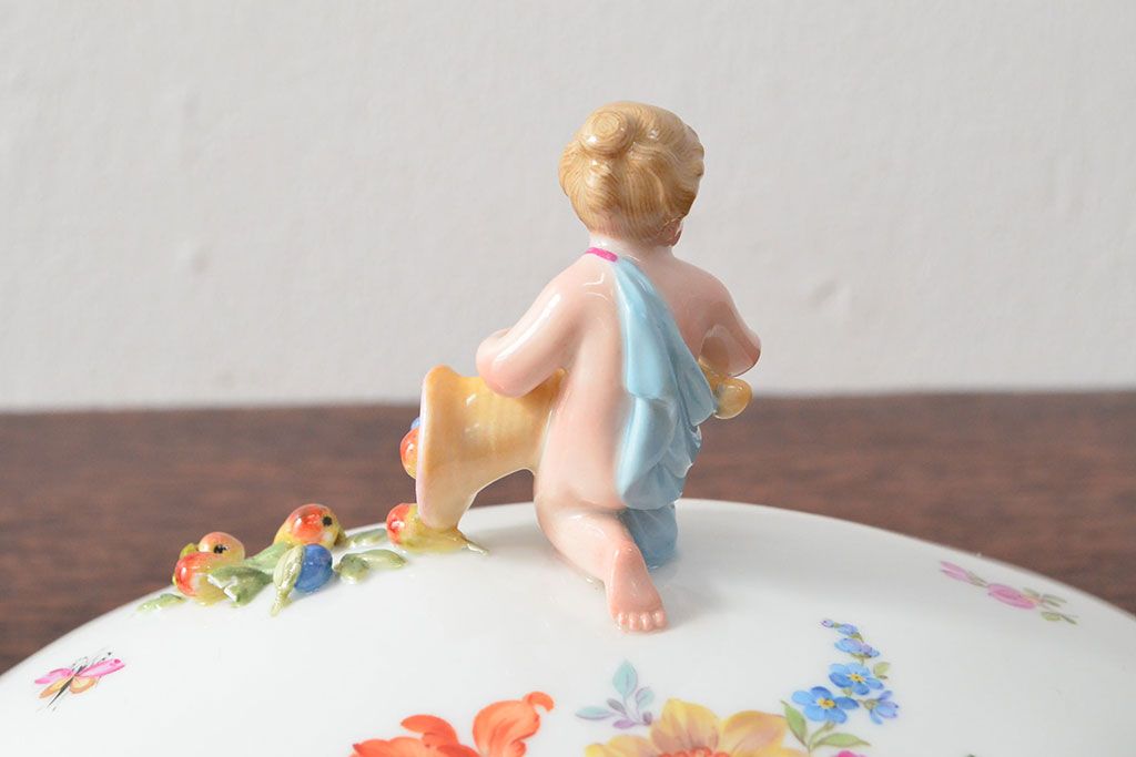アンティーク　MEISSEN　マイセン　スープチューリン　蓋物(洋食器)(R-052497)