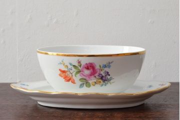 アンティーク　MEISSEN　マイセン　スープチューリン　蓋物(洋食器)(R-052497)