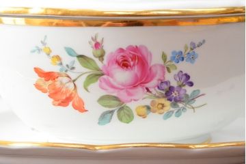 アンティーク　MEISSEN　マイセン　スープチューリン　蓋物(洋食器)(R-052497)