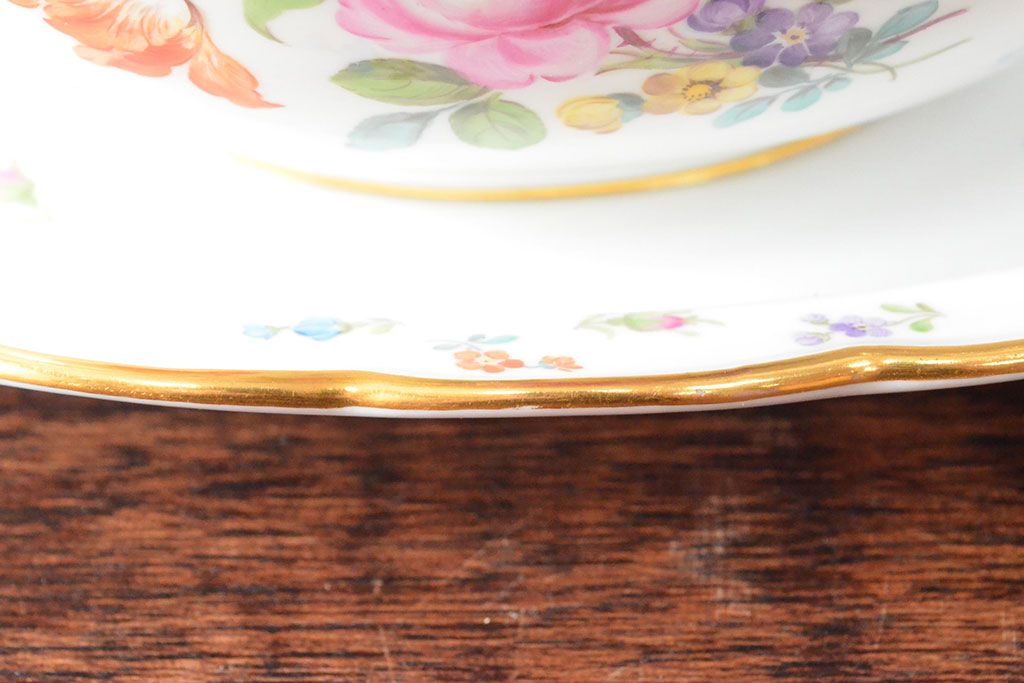 アンティーク　MEISSEN　マイセン　スープチューリン　蓋物(洋食器)(R-052497)