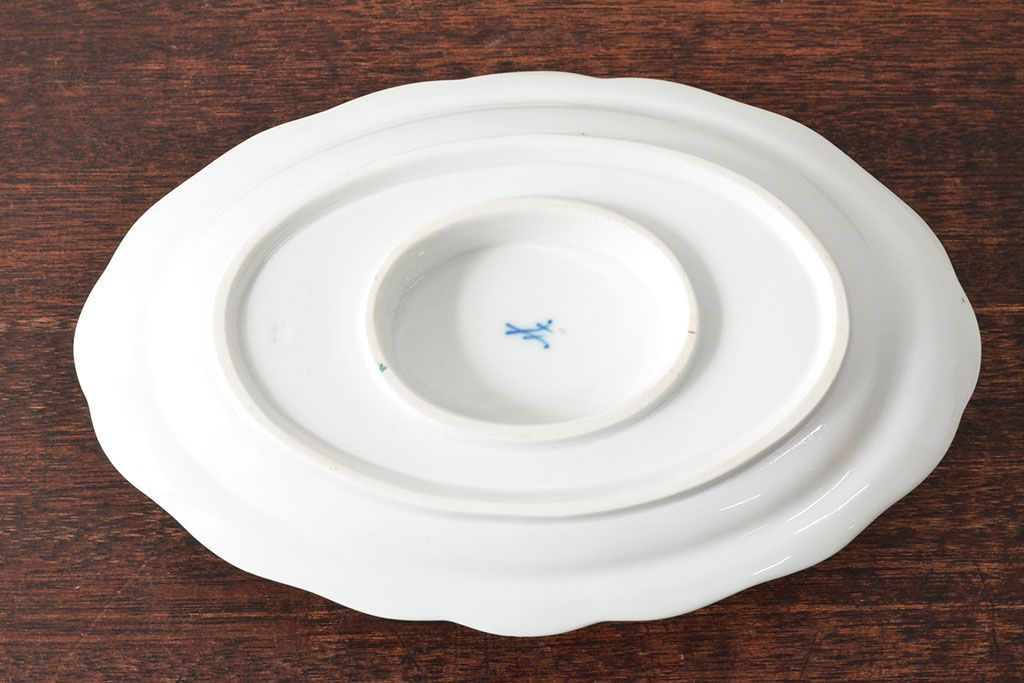 アンティーク　MEISSEN　マイセン　スープチューリン　蓋物(洋食器)(R-052497)