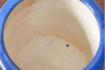 明治〜大正　唐獅子牡丹図　印判火鉢(手あぶり、鉢カバー)(R-052499)