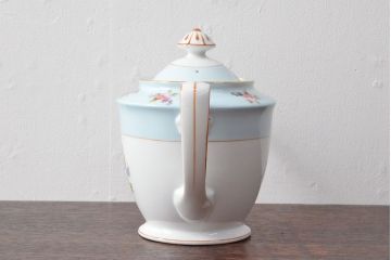 オールドノリタケ　花柄ハンドペイント　ティーポット(洋食器)(R-052500)