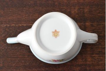 オールドノリタケ　花柄ハンドペイント　ティーポット(洋食器)(R-052500)