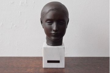 舟越保武　ブロンズ像　ローラ(共箱付)(R-052501)