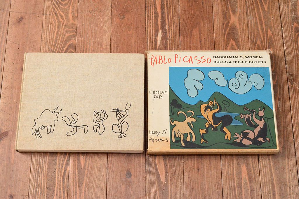 Picassoピカソ リノリウムカット 大きな画集全ページ質感の良い厚紙印刷 Picassoピカソ リノリウムカット 大きな画集全ページ質感の良い