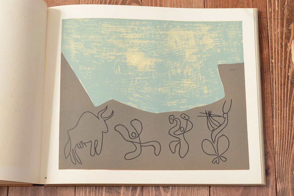 Picassoピカソ リノリウムカット 大きな画集全ページ質感の良い厚紙印刷 Picassoピカソ リノリウムカット 大きな画集全ページ質感の良い