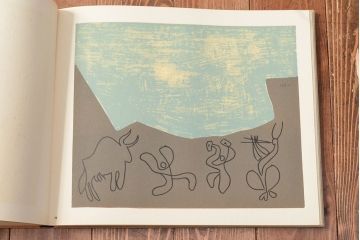 1962年　Picasso　Linoleum　Cuts　Abrams　ピカソ　リノリウム　カット集　作品集(R-052502)