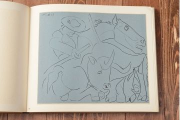 1962年　Picasso　Linoleum　Cuts　Abrams　ピカソ　リノリウム　カット集　作品集(R-052502)