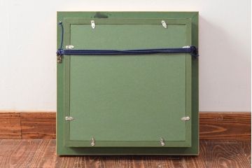 ドレスデン　ラム工房　瑠璃金彩　貴婦人と伯爵　額皿(飾り皿)(R-052504)