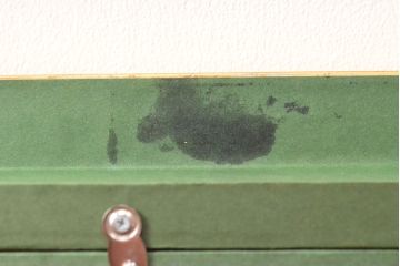 ドレスデン　ラム工房　瑠璃金彩　貴婦人と伯爵　額皿(飾り皿)(R-052504)