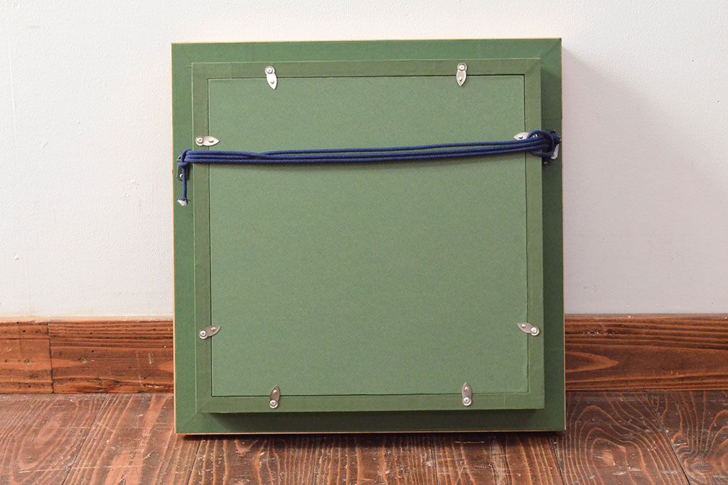 ドレスデン　ラム工房　瑠璃金彩　貴婦人と伯爵　額皿(飾り皿)(R-052505)