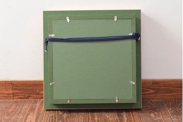 ドレスデン　ラム工房　瑠璃金彩　貴婦人と伯爵　額皿(飾り皿)(R-052505)