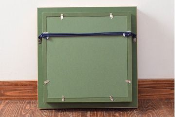 ドレスデン　ラム工房　瑠璃金彩　貴婦人と伯爵　額皿(飾り皿)(R-052506)