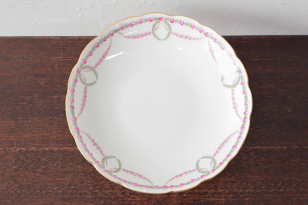 アンティーク　KPM(ベルリン王立磁器製陶所)　コンポート(フルーツ皿、洋食器)(R-052508)