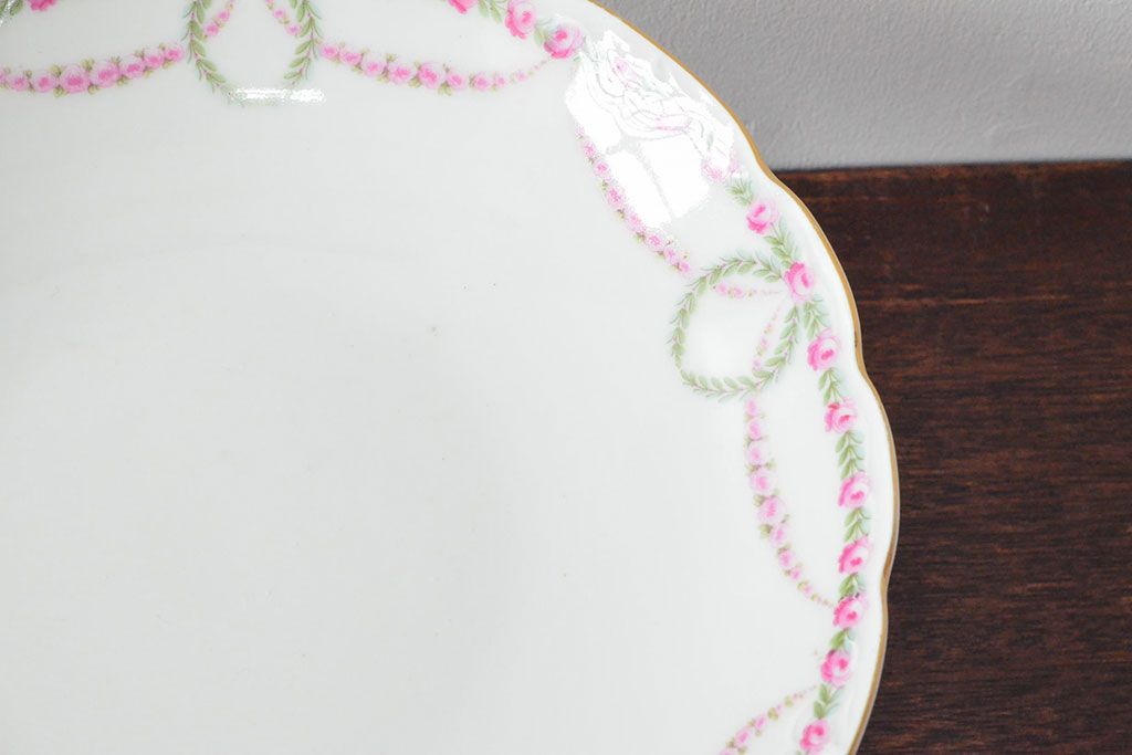 アンティーク　KPM(ベルリン王立磁器製陶所)　コンポート(フルーツ皿、洋食器)(R-052508)