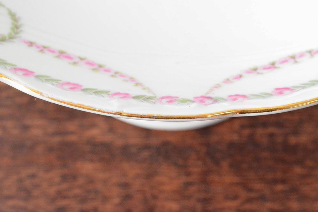 アンティーク　KPM(ベルリン王立磁器製陶所)　コンポート(フルーツ皿、洋食器)(R-052508)