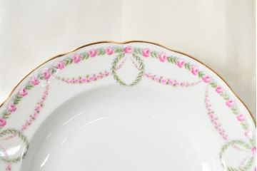 アンティーク　KPM(ベルリン王立磁器製陶所)　プレート5枚(深皿、洋食器)(R-052510)