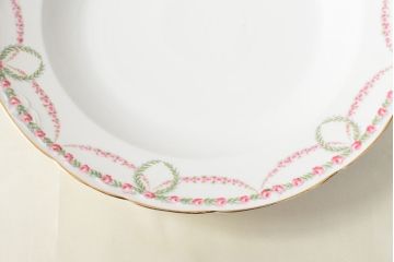 アンティーク　KPM(ベルリン王立磁器製陶所)　オーバルプレートなど2枚(大皿、洋食器)(R-052511)
